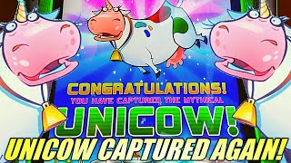 MYTH NO MORE MYTHICAL UNICOW CAPTURED AGAIN 🐮 INVADERS ATTACK FROM PLANET MOOLAH Slot Machine [upl. by Atikihs]