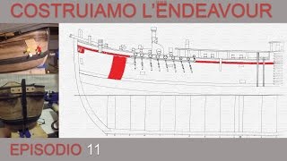 11 Modellismo Navale Costruiamo LEndeavourquotOcchi di cubia scivolo dellancora [upl. by Grimes]