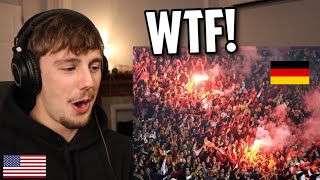 American Reacts to Football Fans amp Atmosphere USA vs Europe [upl. by Towne]