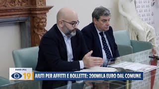 Aiuti per affitti e bollette 200mila euro dal Comune [upl. by Iahs]