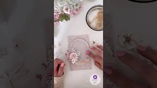 Shabby Chic card tutorial💌✂️ [upl. by Sathrum271]