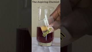 Soda vs Bleach A Chemical Reaction Experiment [upl. by Nodarb611]