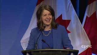 Alta Premier Danielle Smith speaks at Canada Strong and Free Networking Conference – April 12 2024 [upl. by Drareg662]