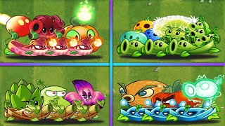 4 Vine Team amp Best Appease  Pepper  Spear  Fila Plants  Who Will Win  PvZ 2 Team Plants [upl. by Dalis693]