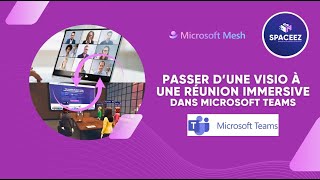 Use Case  passer dune visioconférence à une réunion immersive dans Microsoft Teams [upl. by Eedolem]