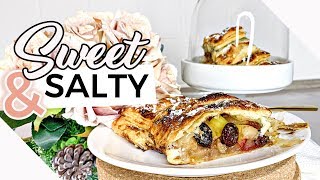 Apfelstrudel und Spinatstrudel Rezept  VEGAN I Ashley Forsson [upl. by Katleen607]