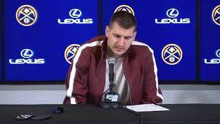 Nikola Jokic PostGame Interview  Cleveland Cavaliers vs Denver Nuggets 2024 [upl. by Notrab]