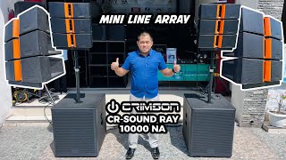 UNBOXING Mini Line Array HOREG crimson CR SOUNDRAY 10000NA [upl. by Rehtse]