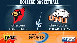 13  Otterbein at Ohio Northern  Mens Basketball [upl. by Jewett462]