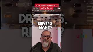 NY TRUCK DRIVERS ARE BUILT DIFF Watch full video ☝️ drivingfails trucking truckfails [upl. by Schramke]