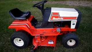 1985 Simplicity 4211 11 HP 36 Cut Lawn Tractor [upl. by Kcirtapnhoj938]