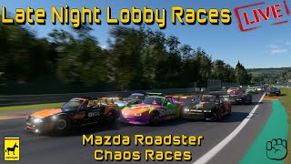 LIVE  Gran Turismo 7  Late Night Lobby Races  Mazda Roadster Chaos Races [upl. by Body]