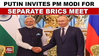 Putin calls PM a great friend invites him for meet on sidelines of BRICS summit [upl. by Ettena]