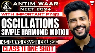 Oscillations  SHM  One Shot  Important PYQs  NEET 202425  Prateek Jain [upl. by Nairehs]