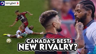 Is Forge FC vs Toronto FC rivalry now among the very best in Canada 🔥  Presented by tonybet [upl. by Lawley]