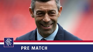 PREMATCH  Pedro Caixinha  Partick Thistle v Rangers [upl. by Glover253]