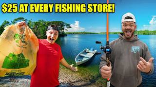 Spending 25 At EVERY Fishing Store [upl. by Chapland]