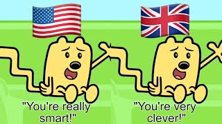 Wow Wow Wubbzy US Dub vs UK Dub  Dialog Comparison Part 3 for amtrakfan281 [upl. by Gorton672]