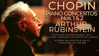 Chopin  Piano Concertos No1 2  Remastered Centurys recording Arthur Rubinstein [upl. by Baiel]