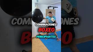 Mejores combos principiantes boxeo boxeo boxing fighter tips viral [upl. by Ardnayek]