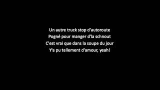 Les Cowboys Fringants  LAmérique pleure Paroles  Lyrics [upl. by Happy]