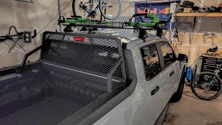 Ford Maverick Thule Evo roof rack and custom back rack [upl. by Eugeniusz]