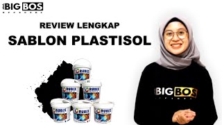 REVIEW SABLON PLASTISOL  Plastisol ink  Sablon paling laris [upl. by Drona]