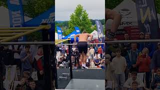 POV competing at the Austrian Nationals🙏🏆🔥 progress calisthenics workout [upl. by Melitta]