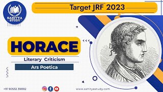 Horace Literary Criticism  Horaces Ars Poetica In Hindi amp English Horace criticism in hindi [upl. by Llener]