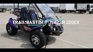 Trailmaster ULTRA BLAZER 200XEX Go Kart  GoKartsUSAcom [upl. by Ammej92]