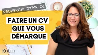 Exemple de CV  ma méthode  un guide CV gratuit à télécharger en bonus [upl. by Ydnec558]