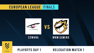 Cowana vs MnM Gaming  R6 European League Finals 2020  Relegation Match 1 [upl. by Stempien]