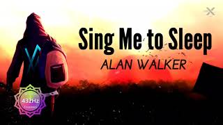 Alan Walker  Sing Me To Sleep  Video Lyrics  432Hz [upl. by Ardnasela754]