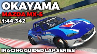 iRacing Okayama Full Course MX5  Guide Lap  Hot Lap  Setup  blap file  144342 [upl. by Amsden]