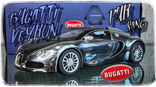 Bugatti EB 164 Veyron Pur Sang polished aluminiumcarbon 70966 • AutoArt • 118 [upl. by Stanford]