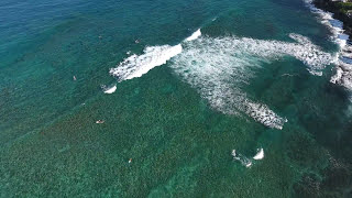 Kahaluu surfing from a drone [upl. by Vitek]