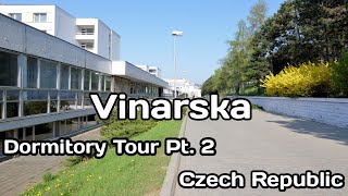 European Dormitory tour pt2 Czech Republic  Vinarska Dorm  Masaryk University  Brno [upl. by Okoy]