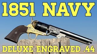 1851 Navy Revolver Deluxe Engraved 44 [upl. by Fitzhugh]