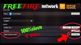 free fire network issue 🛜 problem [upl. by Assiralc]