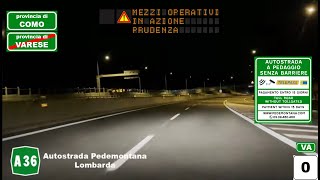 A36  Autostrada Pedemontana Lombarda  A8  SS35 [upl. by Lally]