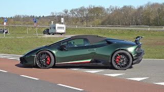 Lamborghini Huracan Performante Spyder  Acceleration Sounds [upl. by Lowery38]