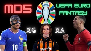 UEFA EURO 2024 Fantasy  Matchday 5 Quarter Finals Best Players [upl. by Assennav]