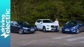 Electric car vs hybrid vs plugin hybrid  which is best for you  DrivingElectric [upl. by Akimyt231]