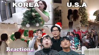 Koreans React To Christmas Vlogs In Korea And The US  𝙊𝙎𝙎𝘾 [upl. by Mian821]