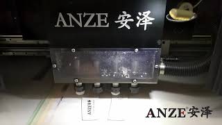 ANZE CNC leather punching machine for shoes [upl. by Veljkov]