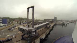 MS Color Fantasy arriving Kiel timelaps [upl. by Nelleoj144]