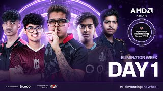 AMD Presents UE India Rising Series 2024  BGMI  League Stage Day1 Ft IQOOSouL Godlike CG etc [upl. by Porte]