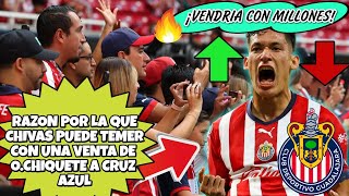 Vendría con MILLONES La razón por la que CHIVAS puede TEMER con una VENTA de OCHIQUETE a Cruz Azul [upl. by Aehsila]