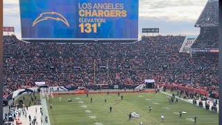 Chargers vs Broncos  Team Entrances and Player Introductions  Dec 31 2023 [upl. by Sucerdor892]