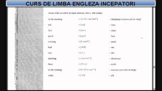 Curs de limba Engleza incepatori temavocabular  Lectia 2 [upl. by Jenny]